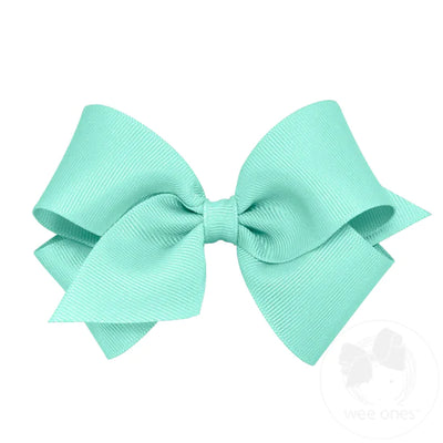 SMALL CLASSIC GROSGRAIN GIRLS HAIR BOW (PLAIN WRAP)