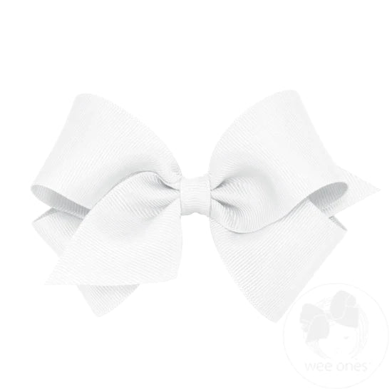 SMALL CLASSIC GROSGRAIN GIRLS HAIR BOW (PLAIN WRAP)