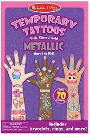 Temporary tattoos- metallic