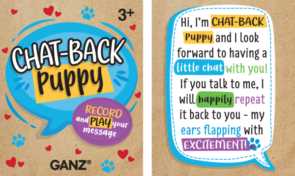 Chat back puppy