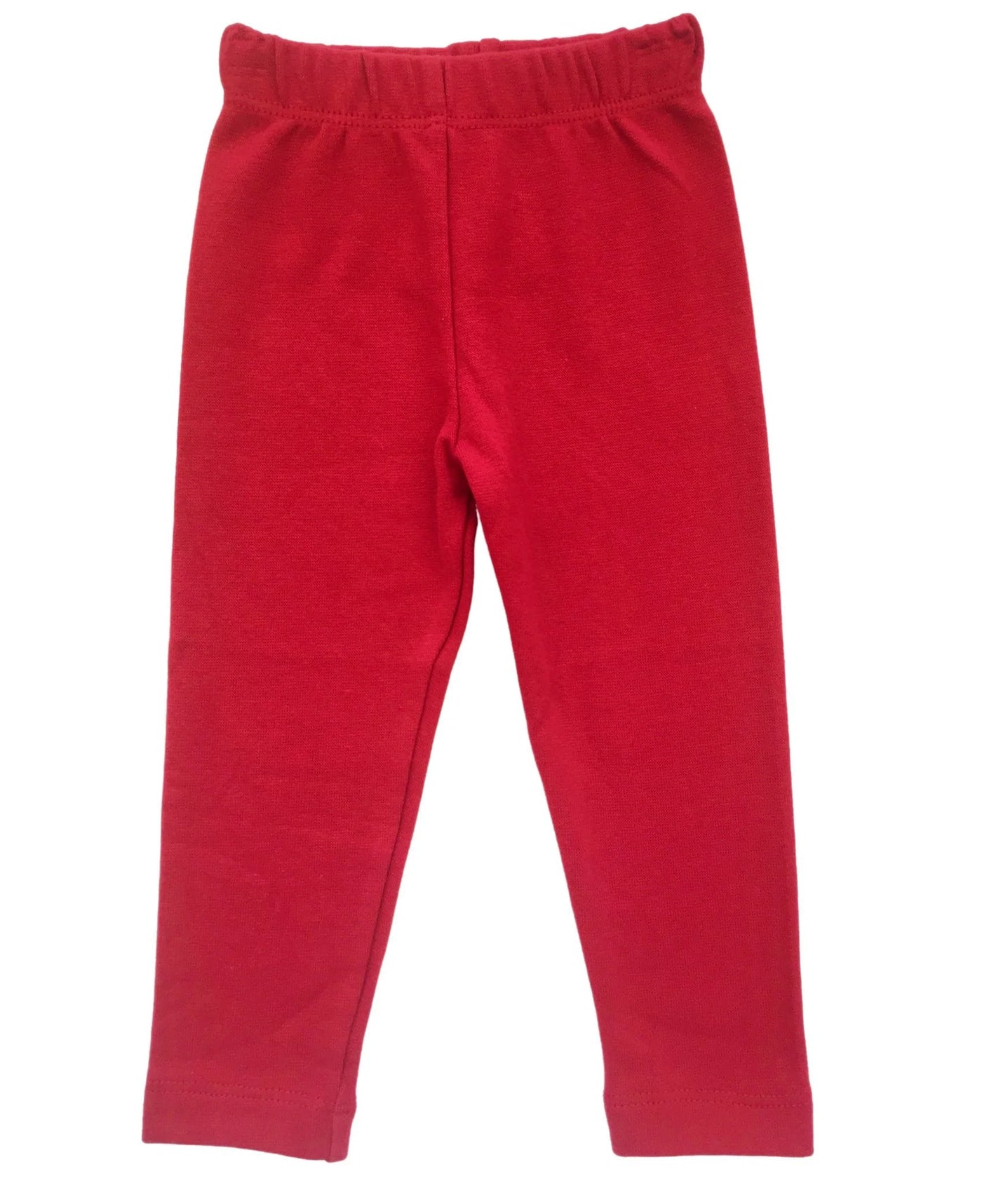 Straight leggings- red