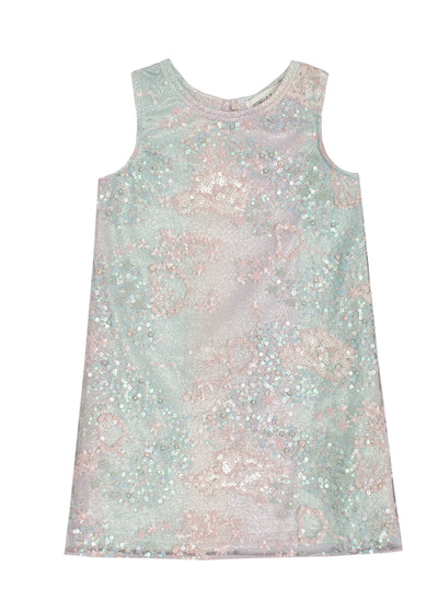 Under The Sea Glitter Tulle Sequin Embroidered Dress